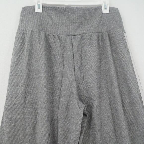 NEW Halara Women's XS Ribbed High Waisted Tummy Control Wide Leg Pants Gray - Picture 9 of 11